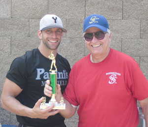 Rich Ranells wins Golden Arm Contest
