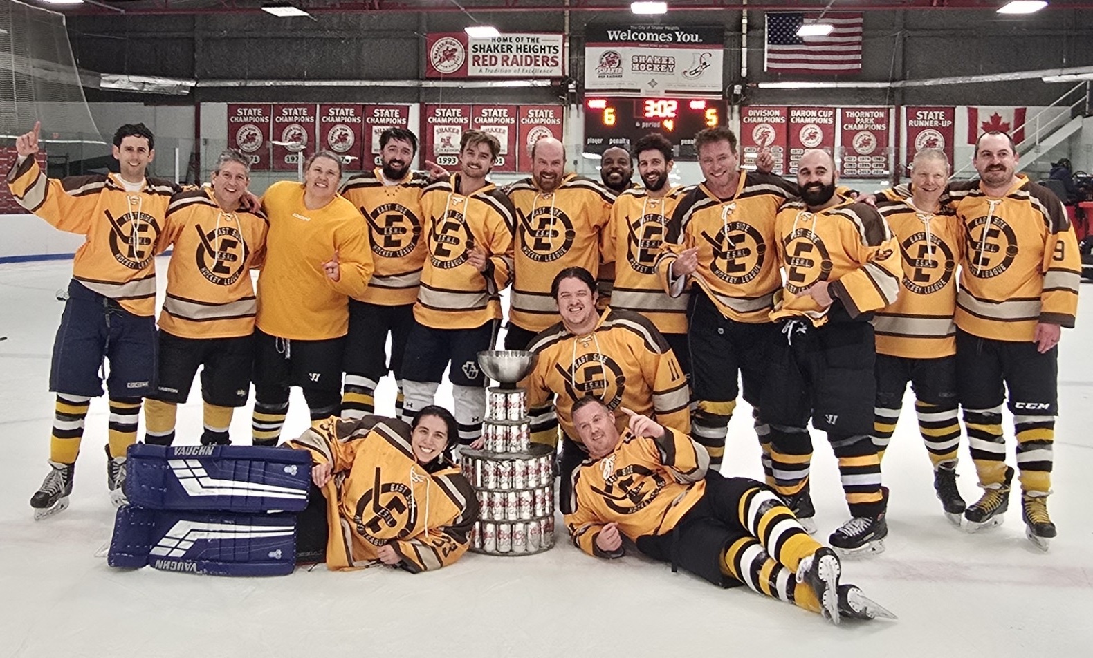 2026 ESHL Spring Hockey Champions - Yellow