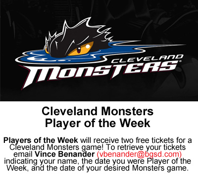 
Lake Erie Monsters Player of the Week